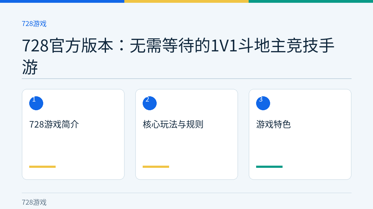 728官方版本：无需等待的1V1斗地主竞技手游文章内容示意图